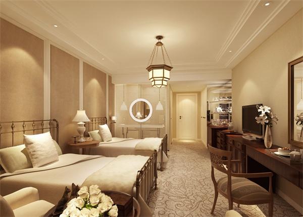 【酒店客房燈具】復古仿羊皮紙燈罩+木質燈體吊燈