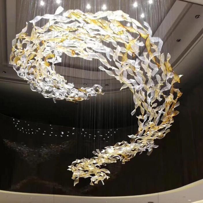 酒店大堂燈光設計_燈具定制，一站式服務