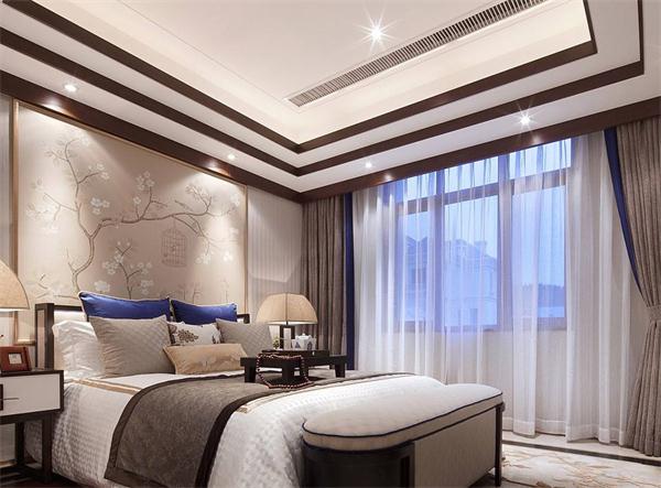 新中式別墅無(wú)主燈臥室設(shè)計(jì)效果圖 燈具廠家設(shè)計(jì)