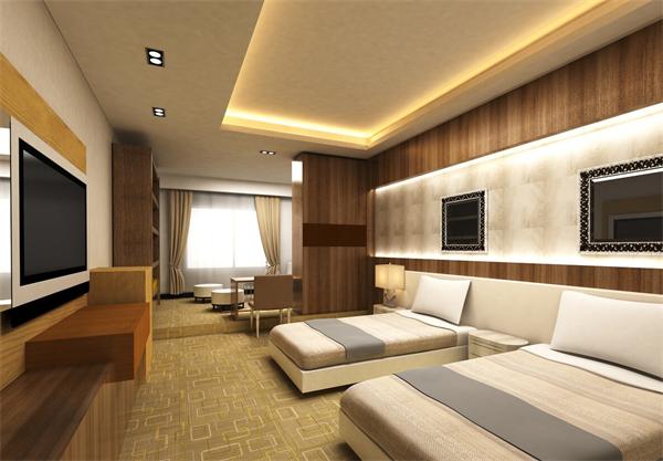 現(xiàn)代酒店標準客房燈具照明設(shè)計效果圖 直供價格 廠家安裝