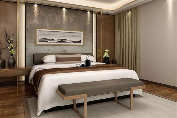 高檔酒店客房燈具無主燈照明設(shè)計案例效果圖
