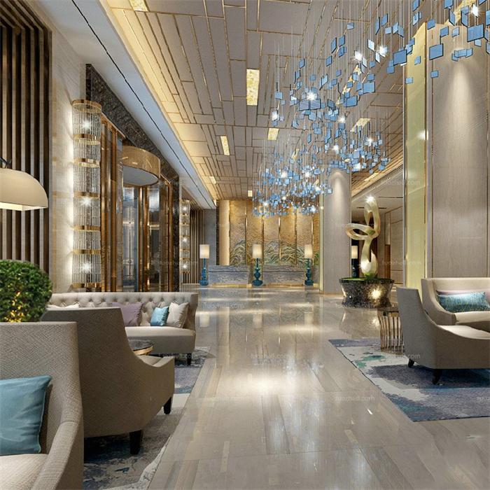 酒店燈具采購_大堂造型吊燈選哪個廠家【孫氏照明】